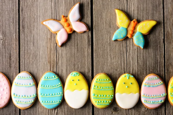 Galleta de pan de jengibre casero de Pascua — Foto de Stock