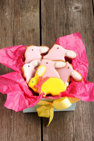 Easter homemade gingerbread cookie — Stock Photo, Image