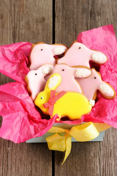 Easter homemade gingerbread cookie — Stock Photo, Image