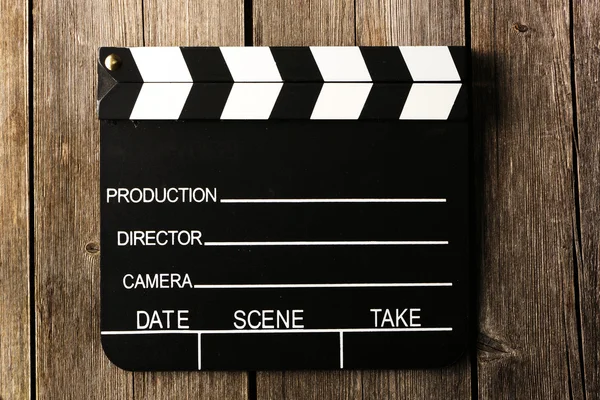 Película producción clapper board — Foto de Stock
