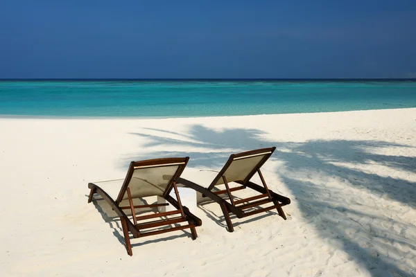 Belle plage aux Maldives — Photo