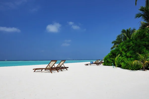 Schöner Strand auf den Malediven — Stockfoto