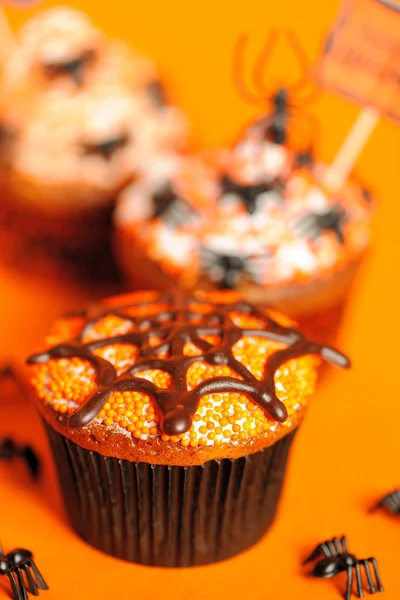 Halloween cupcakes — Stockfoto