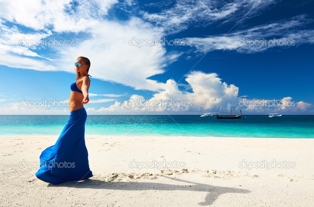 Woman at beach