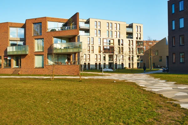 Área residencial Funenpark em Amsterdã — Fotografia de Stock