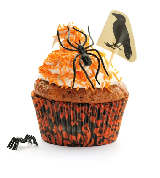 Halloween cupcake Stock Image