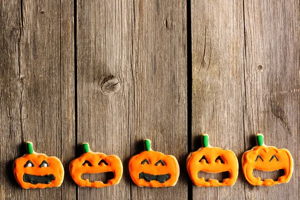 Halloween biscoitos de gengibre caseiros — Fotografia de Stock