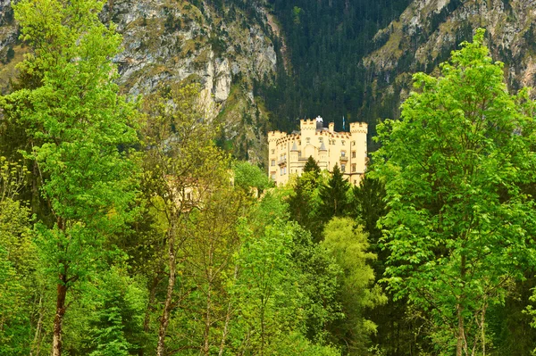 The castle of Hohenschwangau in Germany — Stock Photo, Image