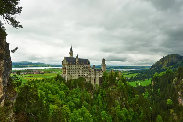 在德国新天鹅堡的城堡 — 图库照片