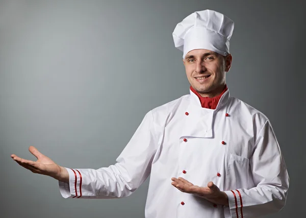 Mannelijke chef-kok portret — Stockfoto