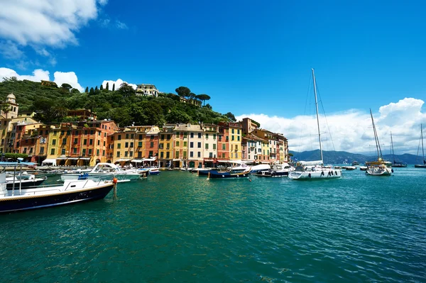 Vila de Portofino na costa da Ligúria, Itália — Fotografia de Stock