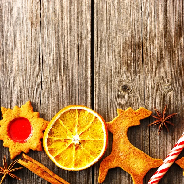 Biscotto di pan di zenzero di Natale — Foto Stock