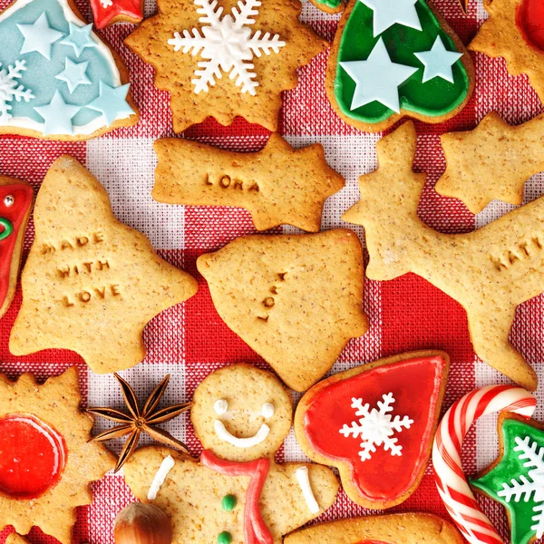 Galletas de jengibre de Navidad — Foto de Stock