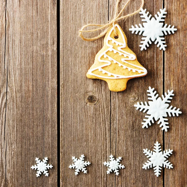 Biscotti di pan di zenzero di Natale — Foto Stock