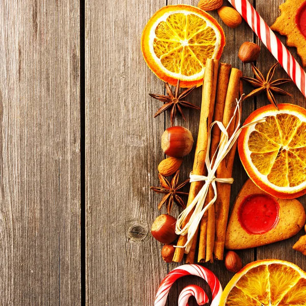 Lebkuchen zu Weihnachten — Stockfoto