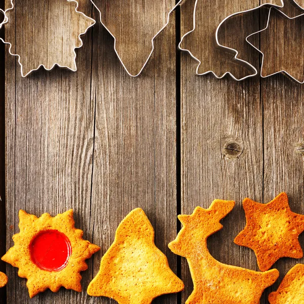 Galleta de jengibre de Navidad — Foto de Stock