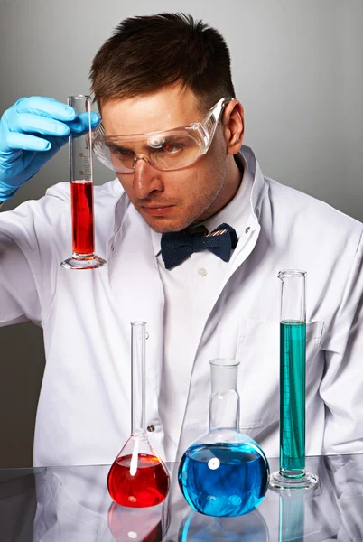 Scientist at laboratory Stock Picture