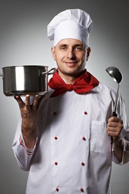 erkek aşçı portre