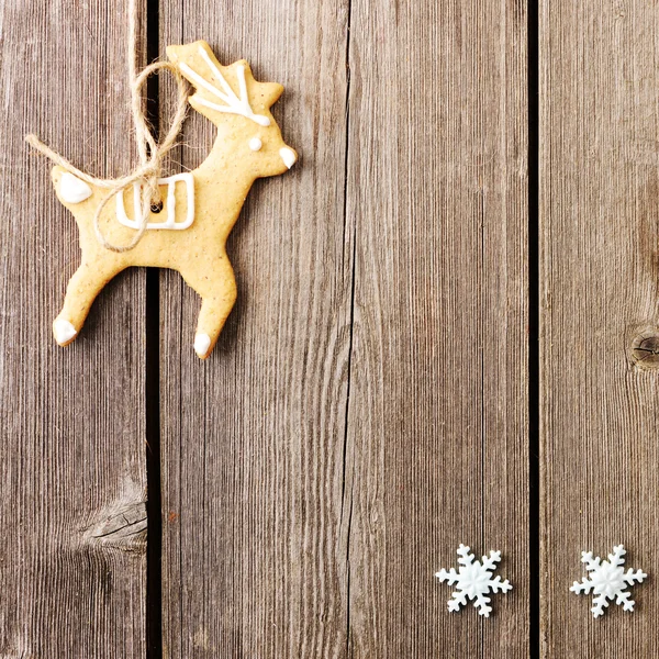 Biscotti di pan di zenzero di Natale — Foto Stock