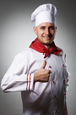başparmak yukarıya dikey erkek aşçı