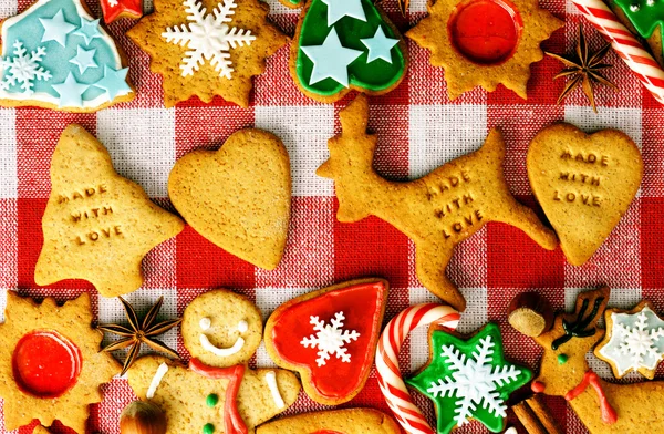 Galletas de jengibre de Navidad — Foto de Stock