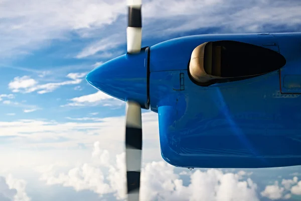 Visa genom sjöflygplan fönster — Stockfoto