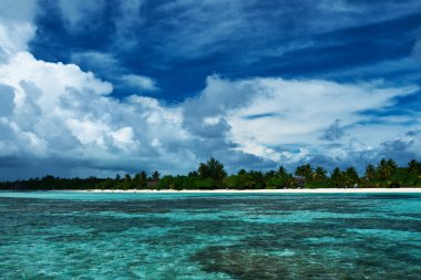 Maldivler plaj