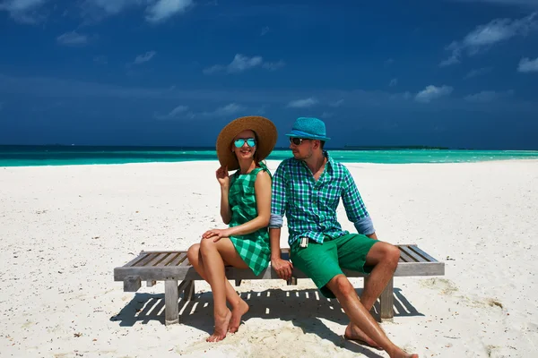 Couple at Maldives — Stock Photo, Image