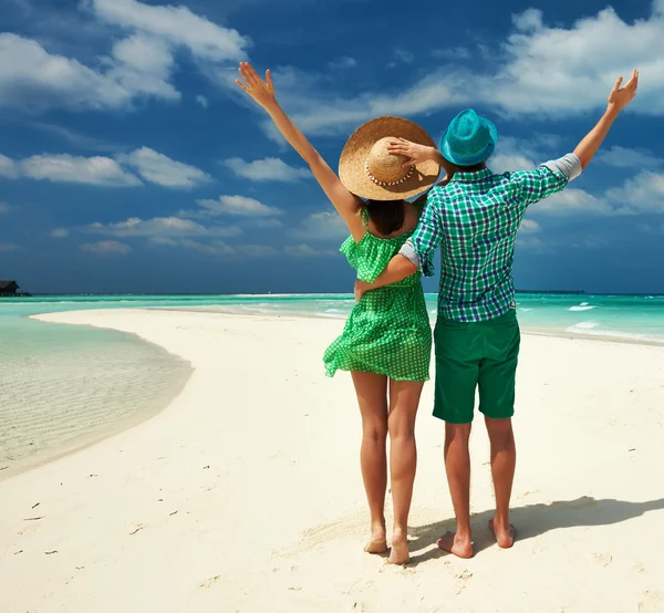 Couple at Maldives — Stock Photo, Image