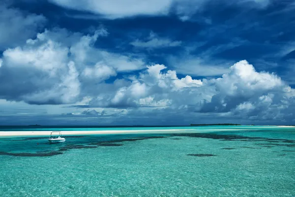 Sandspit Maldivler — Stok fotoğraf