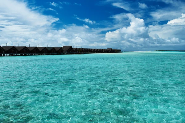 Vacker strand på Maldiverna — Stockfoto