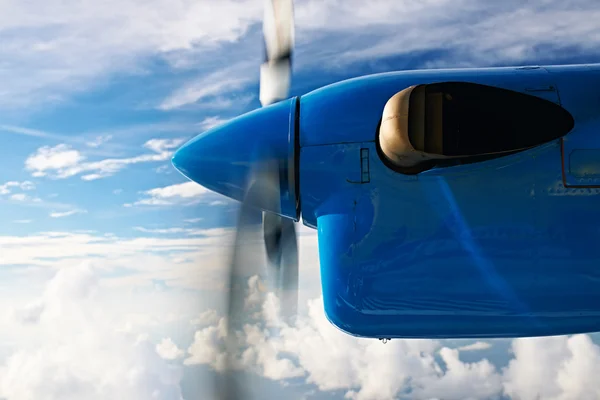 Visa genom sjöflygplan fönster — Stockfoto