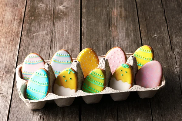 Biscotto di pan di zenzero fatto in casa Pasqua — Foto Stock