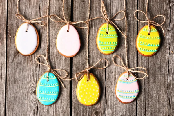 Galleta de pan de jengibre casero de Pascua — Foto de Stock