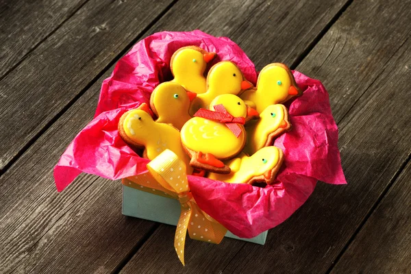 Galleta de pan de jengibre casero de Pascua — Foto de Stock