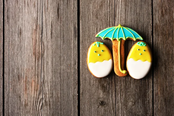 Easter homemade gingerbread cookie — Stock Photo, Image