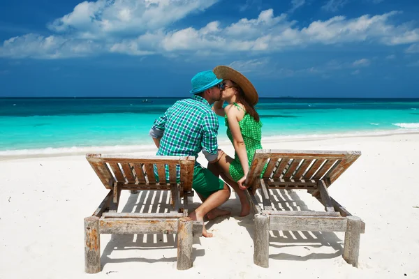 Couple at Maldives — Stock Photo, Image