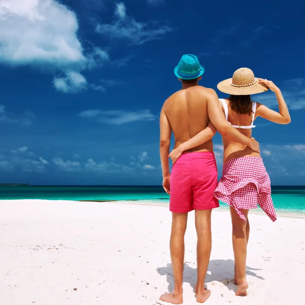 Couple at Maldives — Stock Photo, Image