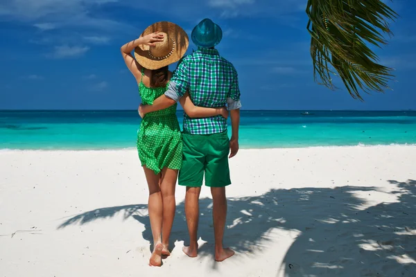 Casal em Maldivas — Fotografia de Stock