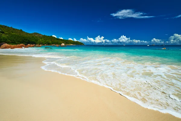 Пляж на Сейшелах — стоковое фото