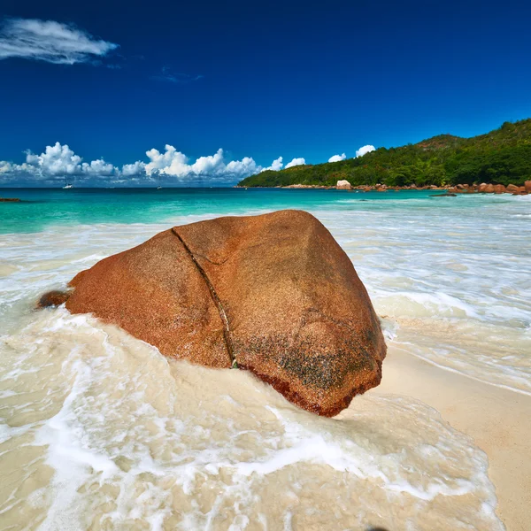 Strand van Seychellen — Stockfoto