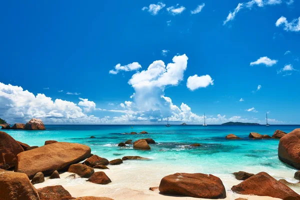 Beach at Seychelles — Stock Photo, Image