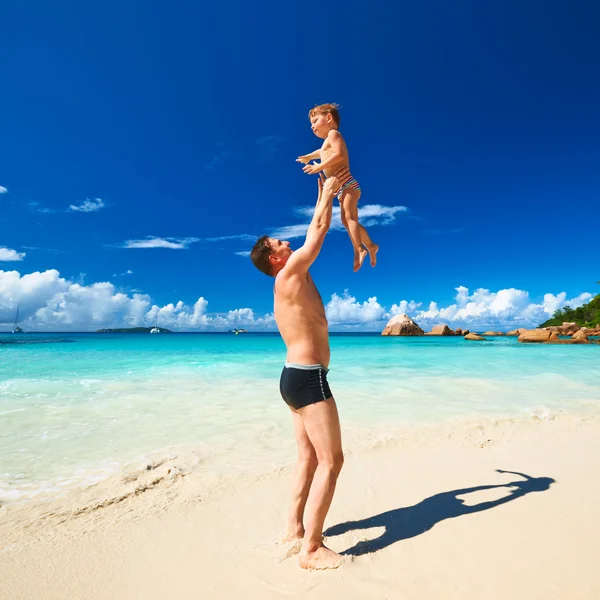 Father and boy — Stock Photo, Image