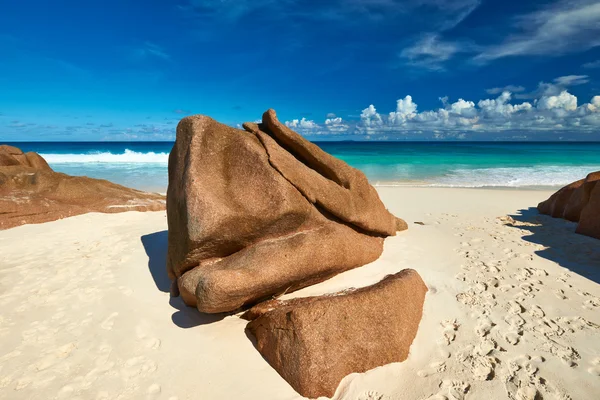 Strand van Seychellen — Stockfoto