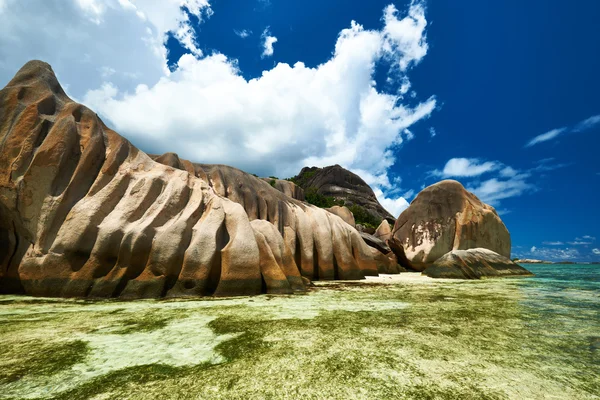 Hermosa playa en Seychelles —  Fotos de Stock