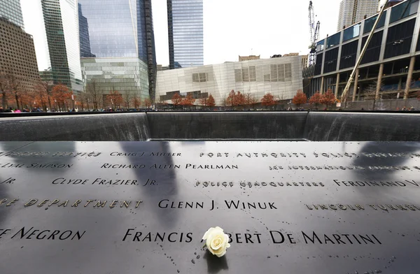 Memoriale sull'attentato dell '11 settembre a New York — Foto Stock