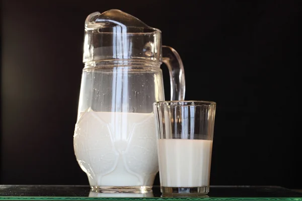 Glas Milch — Stockfoto