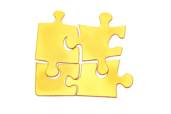 Four puzzles — Stock Photo, Image