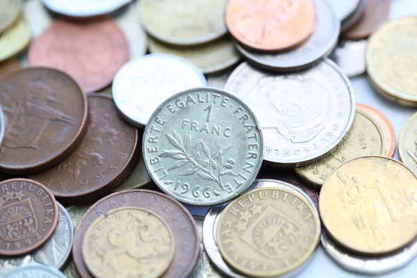 1 franc coin — Stock Photo, Image