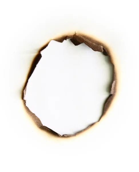 Burned paper — Stock Photo, Image